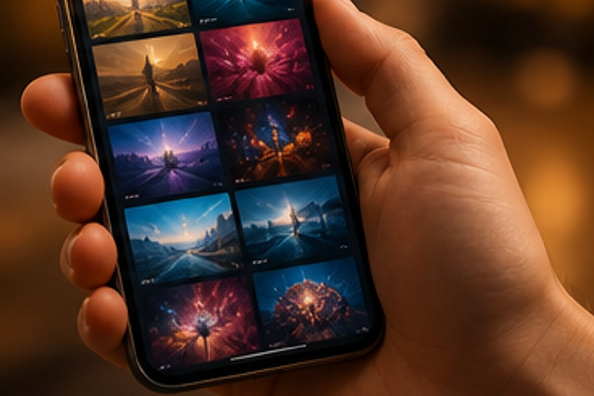 Smartphone showing several installed IPTV apps, illustrating how to choose the best IPTV application.