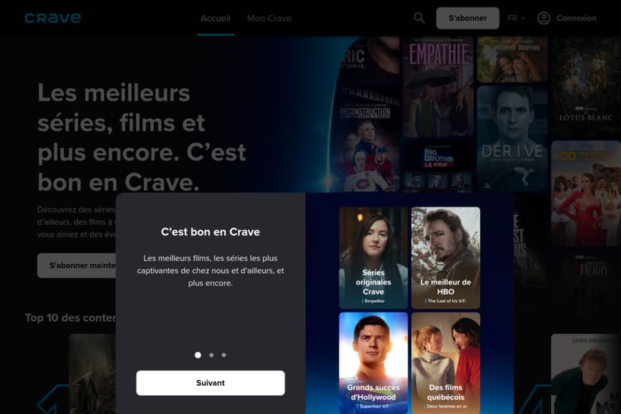 Preview of Crave homepage in 2026