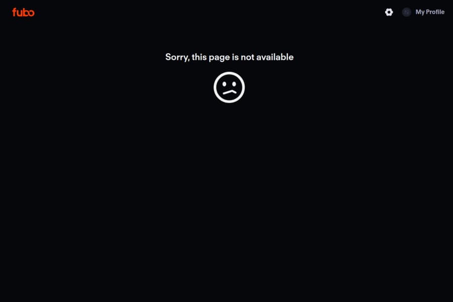 FuboTV homepage preview in 2026