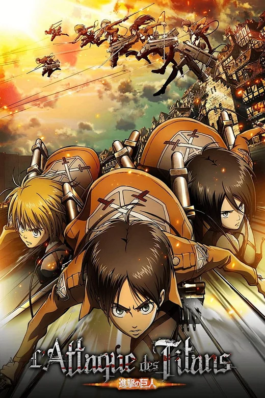Series poster for Attack on Titan
